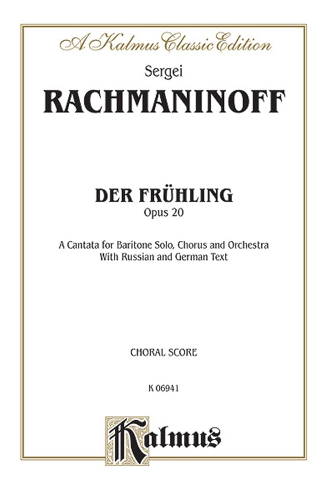 Der Fruhling, Op. 20